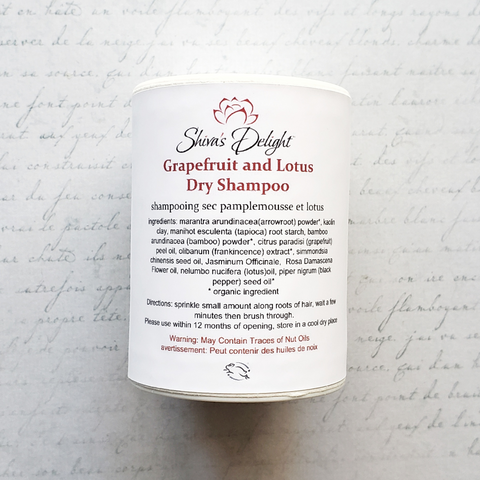 Grapefruit and Lotus Dry Shampoo